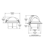 Ritchie F-82W Voyager Compass - Flush Mount - White