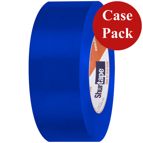 Shurtape UV-Resistant Marine Heat Shrink Tape - 48MM x 55M Roll - Straight Edge Blue *Case of 24 Rolls*