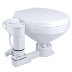 Commodore Electric Marine Toilet - Twist Flush - Regular Size