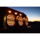 RIGID Industries 360-Series RGBW 9" Offroad Lamp Spot Beam w/RGBW Backlight Pods - Single