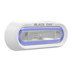 Black Oak Low Pro™ Off Road Spreader Light - Bracket Mount - White Housing - Blue LED