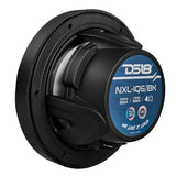 DS18 6.5" 2-Way Coaxial Marine Speakers w/Digital LED Lights & Bullet Tweeter - Black - 150W, 4-Ohm