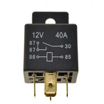 Regitar USA Relay w/Tab f/Most Engines: 30AMP, 5 Terminal, Single Pole/Double Throw
