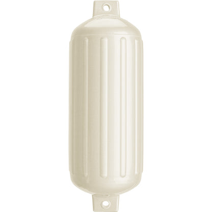 Polyform G-6 Twin Eye Fender 11" x 30" - Metallic White