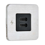Scanstrut TILE USB-C Interior Charging Socket - 12/24V - Stainless Steel Bezel