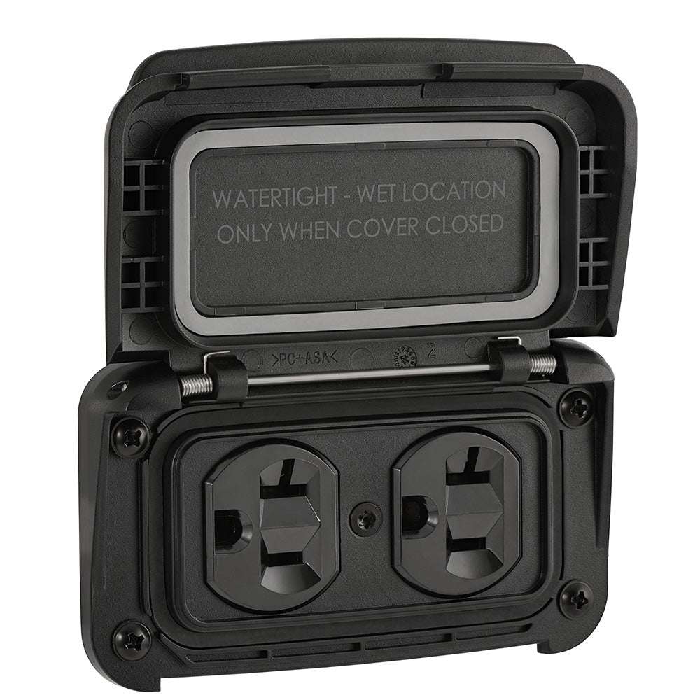 Scanstrut Ventura Series Dual AC Outlet - 125V - 20A