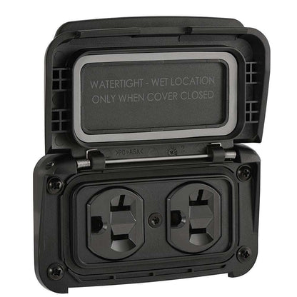 Scanstrut Ventura Series Dual AC Outlet - 125V - 20A