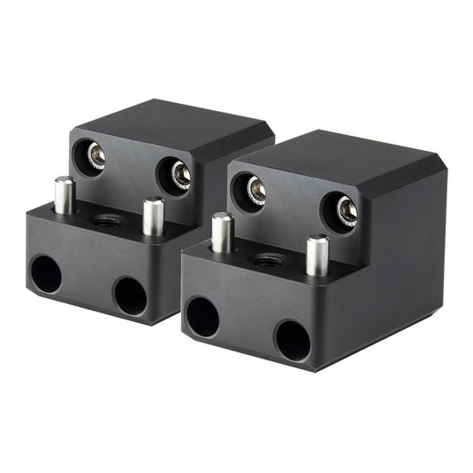 PTM Edge Board Rack Mount - 4 Bolt - Black - Pair