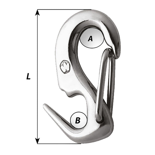 Wichard 5/16 Stainless Steel Sail Snap +