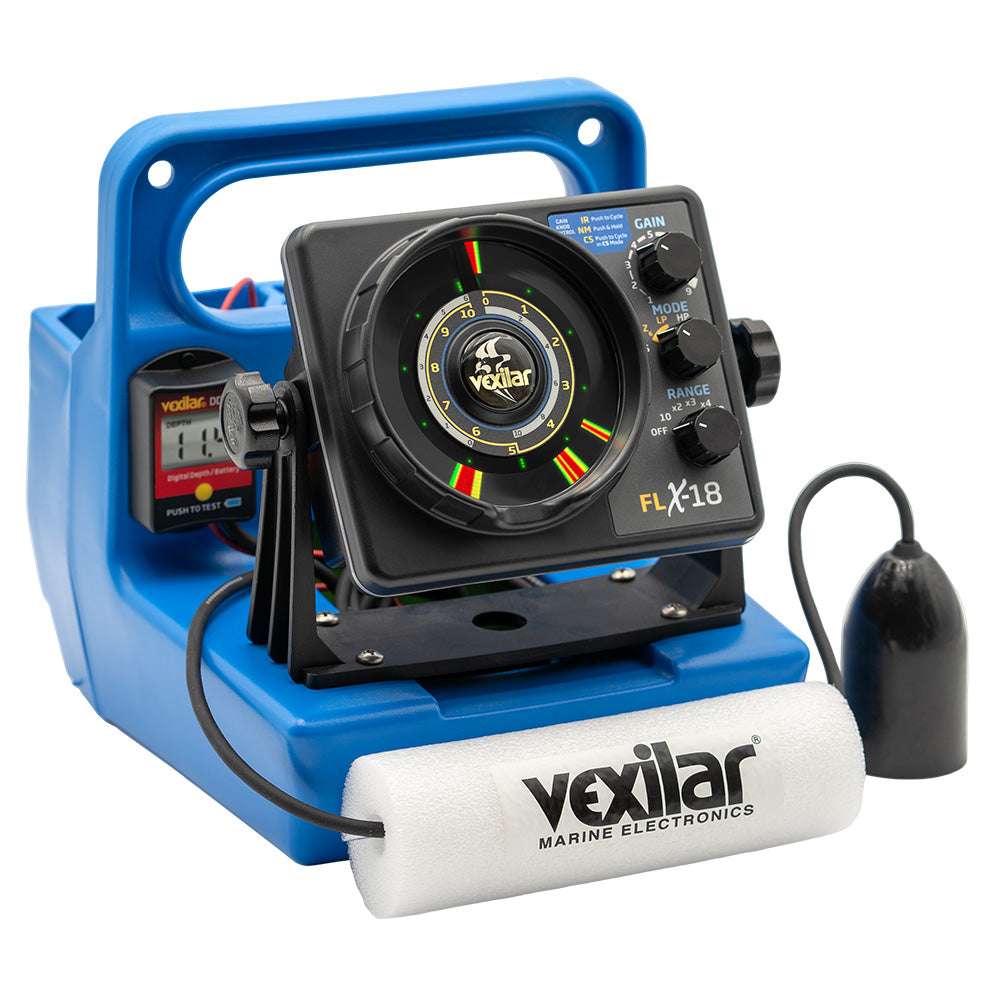 Vexilar FLX-18 Genz Pack w/12 Degree Ice-Ducer & DD-100