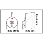 Performance Metals Yamaha Trim Tab Anode - 150-225 hp - Aluminum