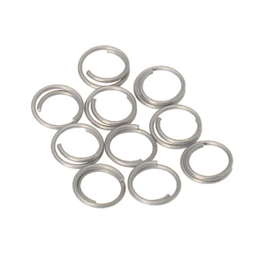 Barton Stainless Steel Split Rings - 10mm - 10-Pack