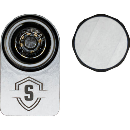 Secure Outdoors Elite Lock - Single - Minn Kota QRB - Silver