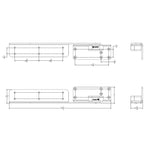 TACO Command Ratchet Hinge - 18-1/2" - 316 Stainless Steel Polished w/Hard Stop