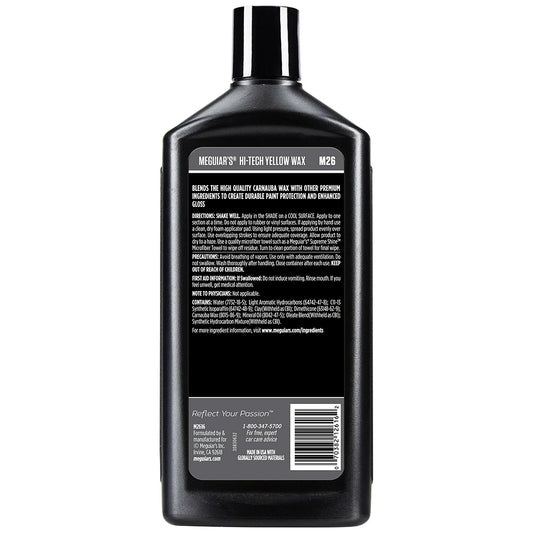 Meguiar's Hi-Tech Yellow Wax - 16oz