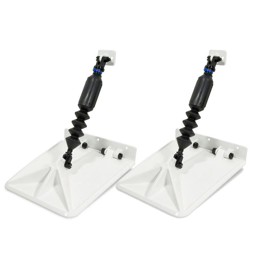 Lectrotab Smart Tabs SX 9.5” x 10” f/15-18‘ Boat w/60 - 135HP - White