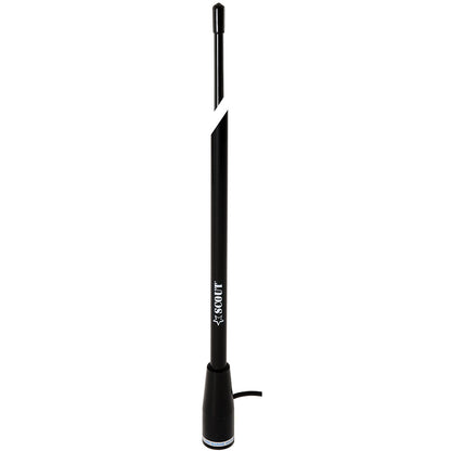 Scout 5' Black VHF Antenna 3dB Nylon Ferrule w/5M RG-58 Coax KS-22
