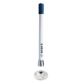 Scout 9" Stubby White VHF Antenna w/Quick Mount Includes 5M RG-58, Mount & Integrated Connector KS-10