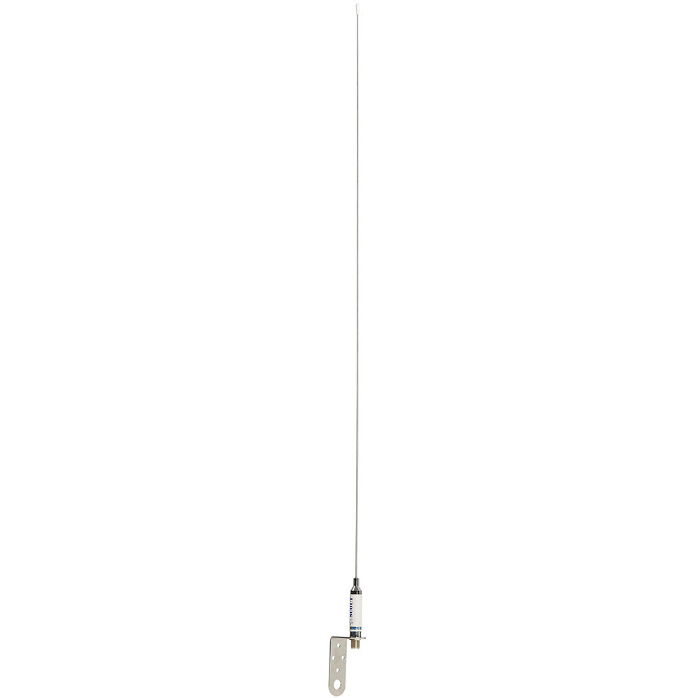 Scout 3' Stainless VHF Whip 3dB w/Bracket f/Sailboats - No Cable