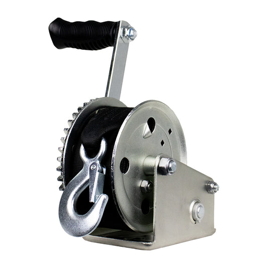 Powerwinch Utility Series Winch 1,000lb, 8" Crank Arm - Zinc