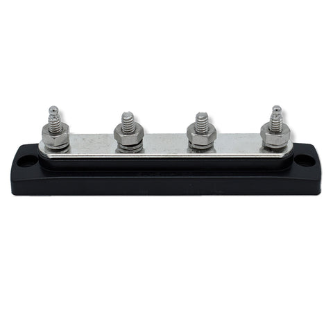 Bluewater Common Stud Busbar 4 Gang - Black