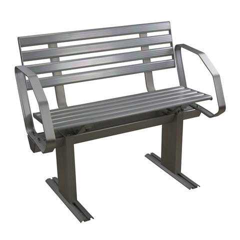 Springfield Aluminum Dock Bench w/Arms