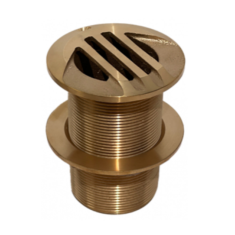 GROCO 2-1/2" Slotted Hi Speed Thru-Hull w/Nut