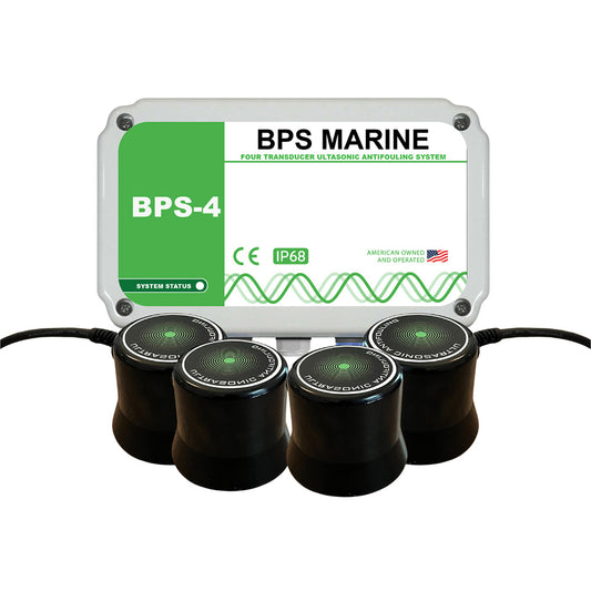 BPS Marine BPS-4 4-Transducer Ultrasonic Antifouling System - 12VDC