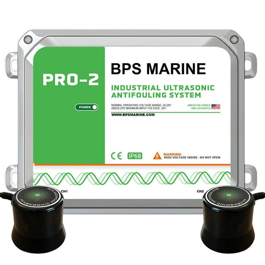 BPS Marine PRO-2 2-Transducer Ultrasonic Antifouling System - 24VDC