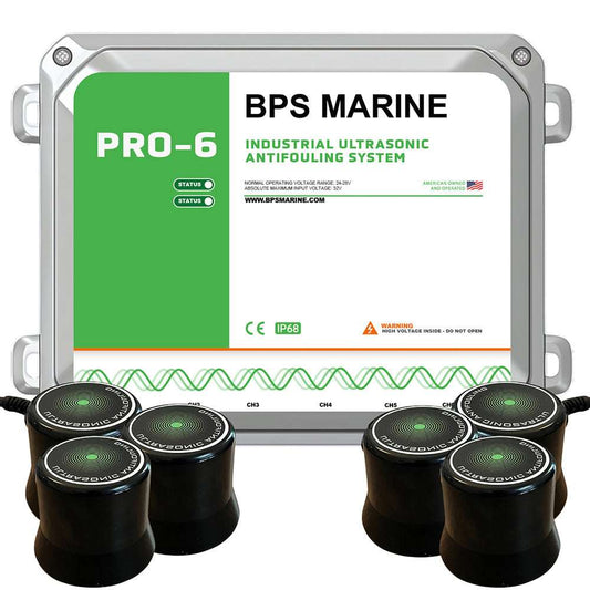 BPS Marine PRO-6 6-Transducer Ultrasonic Antifouling System - 24VDC
