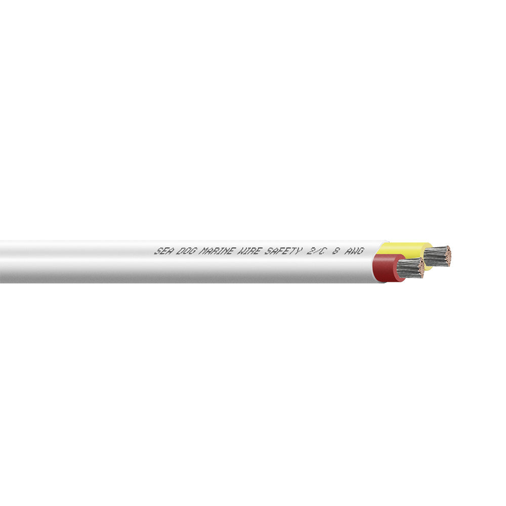 Sea-Dog 8/2 AWG Flat Duplex Safety Wire Red/Yellow - 500'