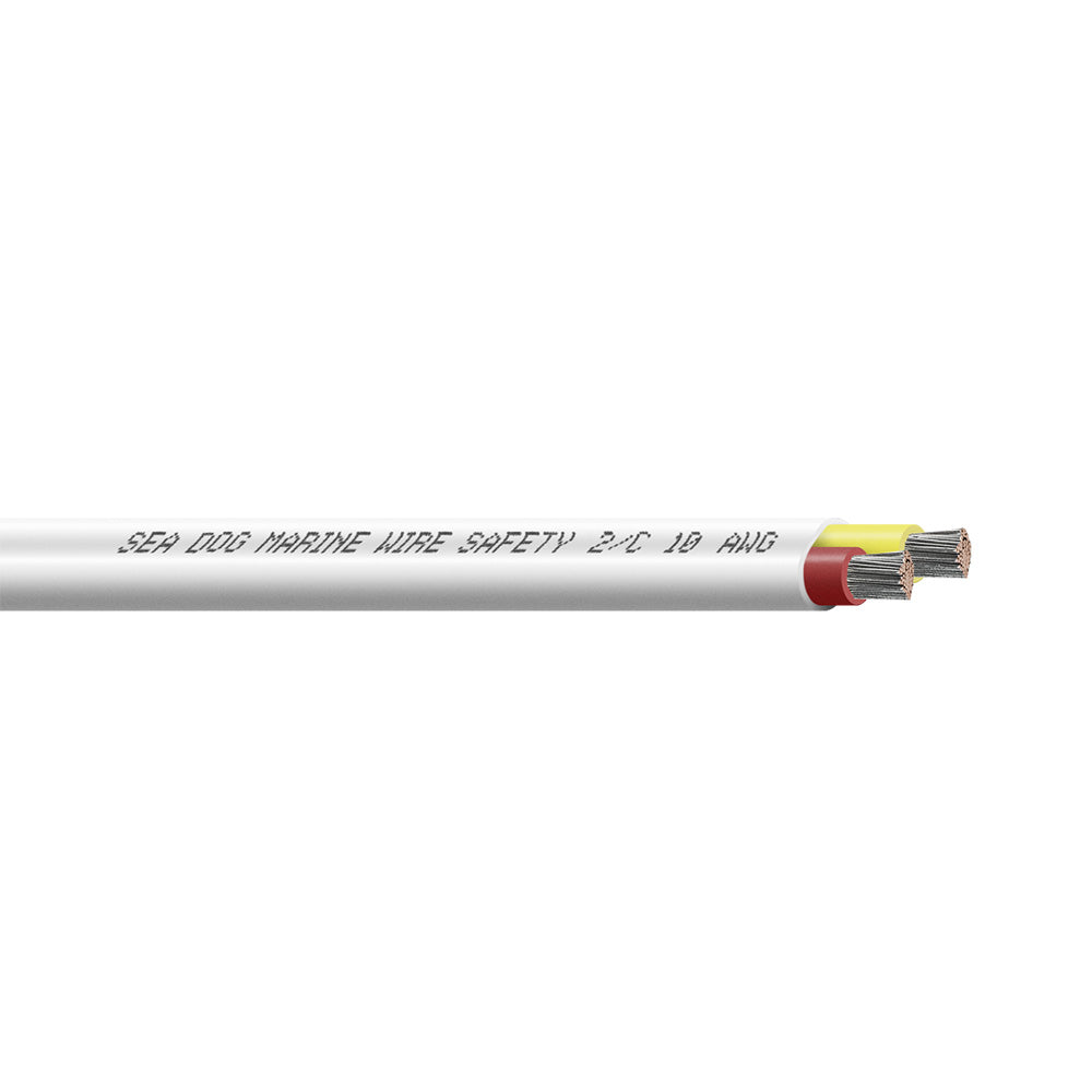 Sea-Dog 10/2 AWG Flat Duplex Safety Wire - Red/Yellow - 800'