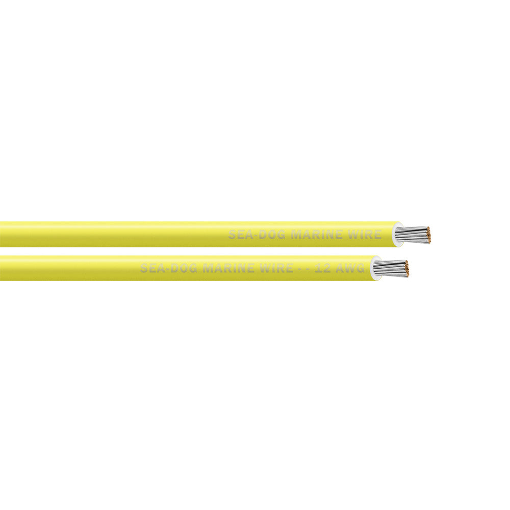 Sea-Dog 12 AWG Yellow Primary Wire - 25'