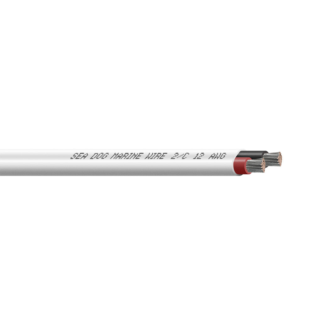 Sea-Dog 12/2 AWG Flat Duplex Wire - Red/Black - 100'