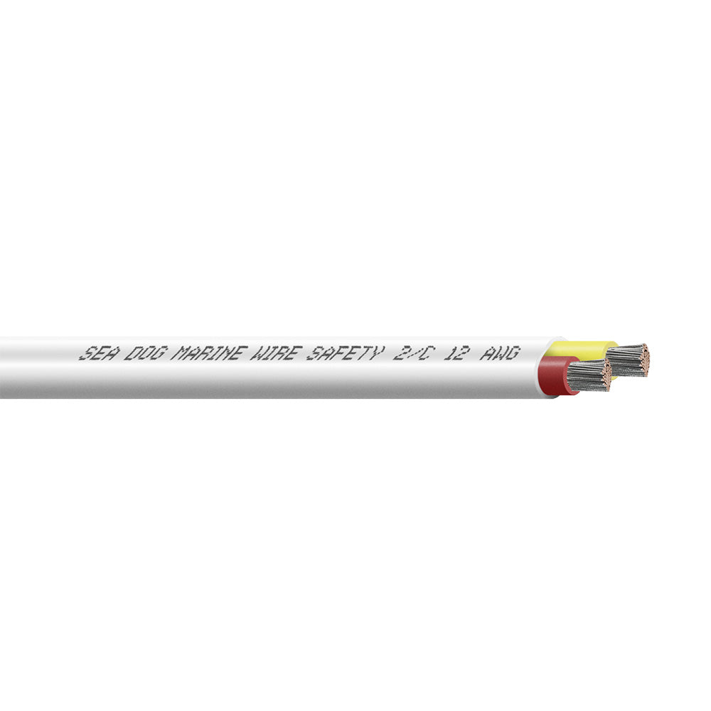 Sea-Dog 12/2 AWG Flat Duplex Safety Wire - Red/Yellow - 100'