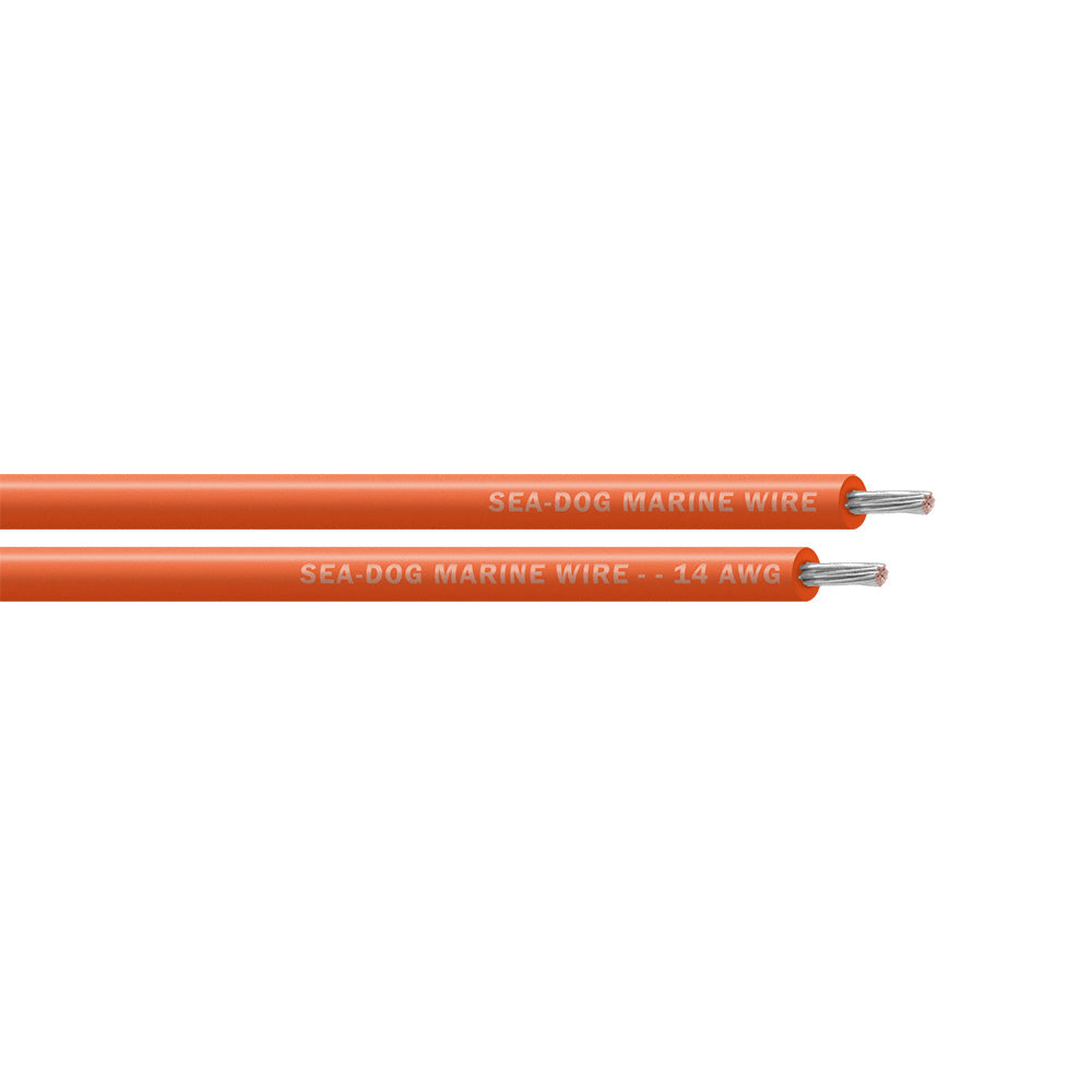 Sea-Dog 14 AWG Orange Primary Wire - 100'