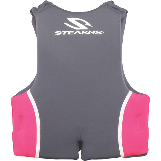 Stearns Youth Hydroprene Life Vest - Type III - Pink/Hot Pink - 50-90lbs