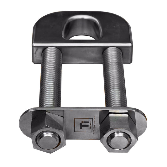 Ti-Tackle Titanium Bow D Ring - 4" Long Stud