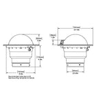 Ritchie SS-5000W SuperSport Compass - Flush Mount - White