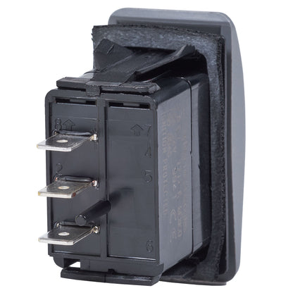 Blue Sea 8234 Water Resistant Contura III Switch - (ON)-OFF-(ON) - Grey