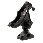 Scotty 280 Bait Caster/Spinning Rod Holder w/241 Deck/Side Mount - Black