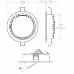 Lumitec Mirage Positionable Down Light - Spectrum RGBW Dimming - Polished Bezel