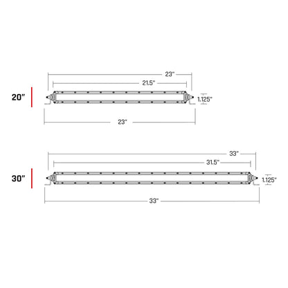 RIGID Industries SAE Compliant SR-SRS 20" Light Bar - Black