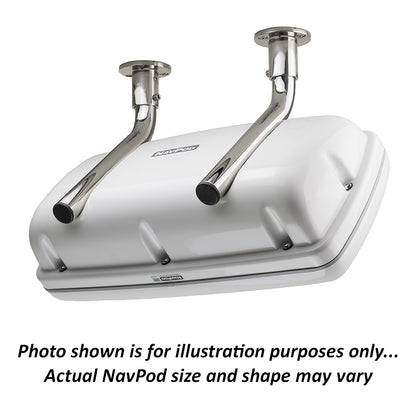NavPod SystemPod Pre-Cut f/Raymarine AXIOM 9 & 1 Instrument (3.6″ hole) f/9.5″ Wide Guard (Pre-Cut f/Surface Mount Using Rear Mounting Brackets)