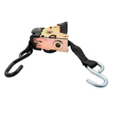 Camco Retractable Tie-Down Straps - 1" Width 6' Dual Hooks