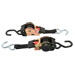 Camco Retractable Tie-Down Straps - 1" Width 6' Dual Hooks