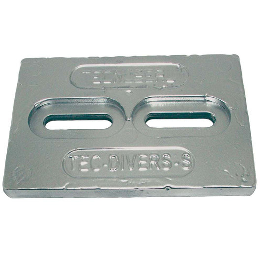Tecnoseal Mini Zinc Plate Anode 6" x 4" x 1/2"