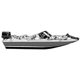 Carver Performance Poly-Guard Styled-to-Fit Boat Cover f/19.5' Fish & Ski Style Boats w/Walk-Thru Windshield - Grey