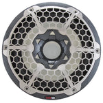 DS18 HYDRO 10" Subwoofer w/RGB Lights - 600W - Carbon Fiber