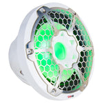 DS18 HYDRO 12" Subwoofer w/RGB Lights - 700W - White